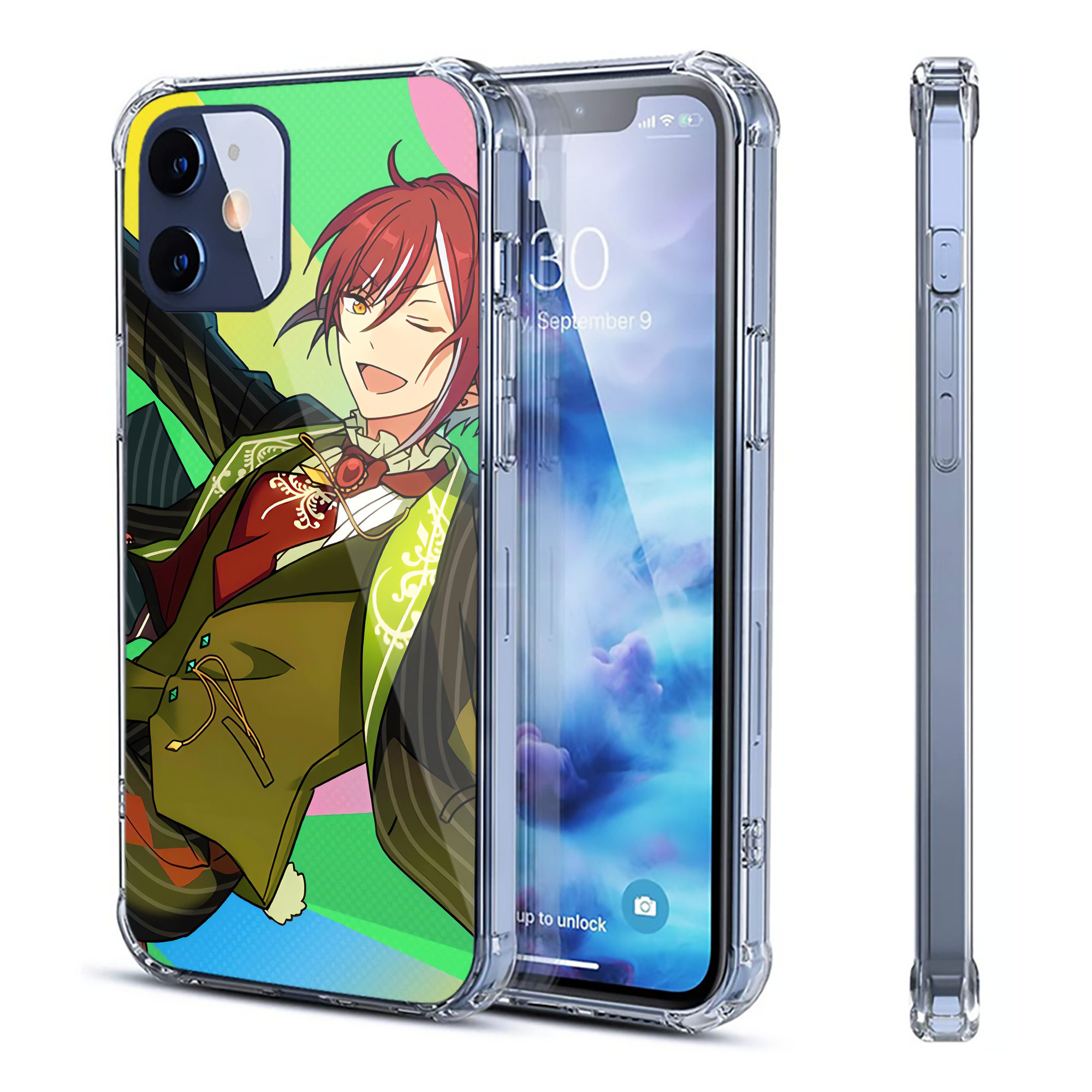 （画像用） あんさんぶるスターズ! Ensemble Stars 【iPhone 12シリーズ対応】透明スマホケース（クリアソフトケース）